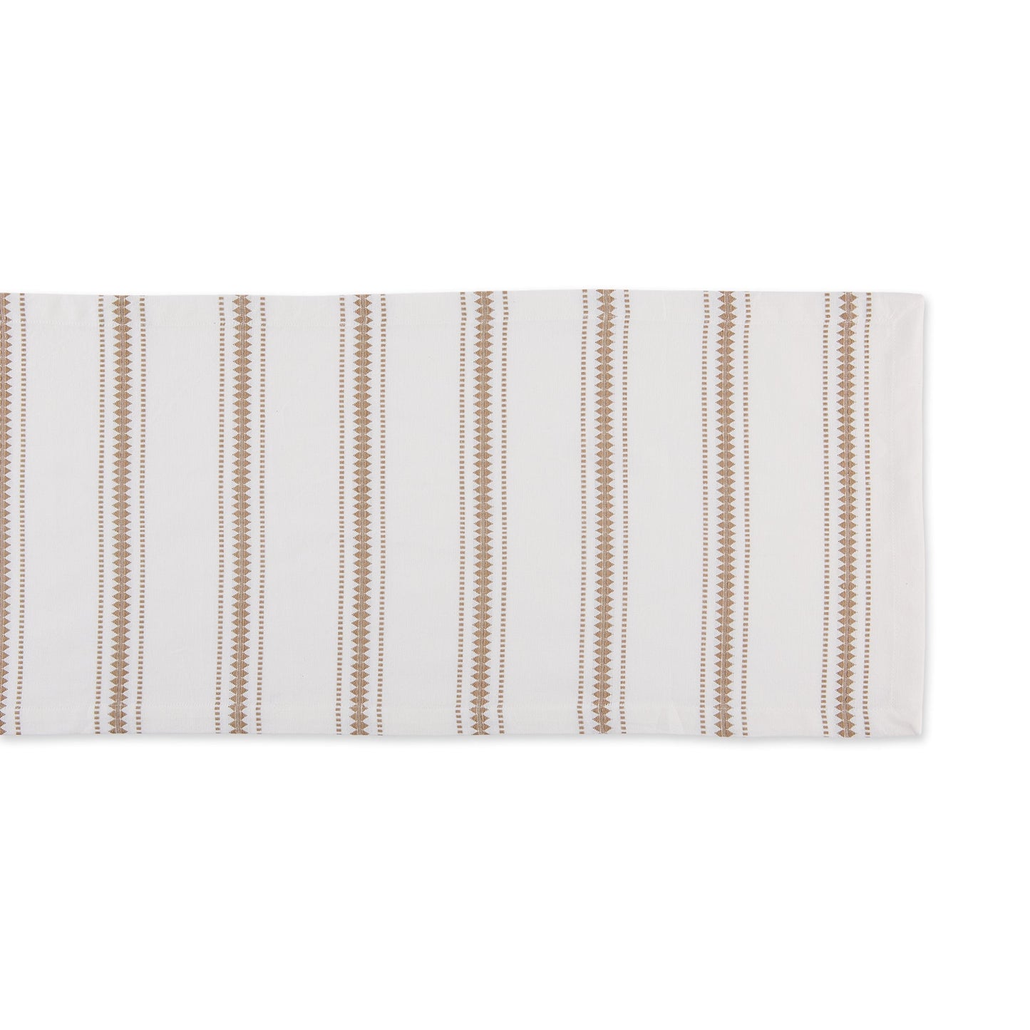 Stone Zig Dobby Stripe Table Runner 14X72