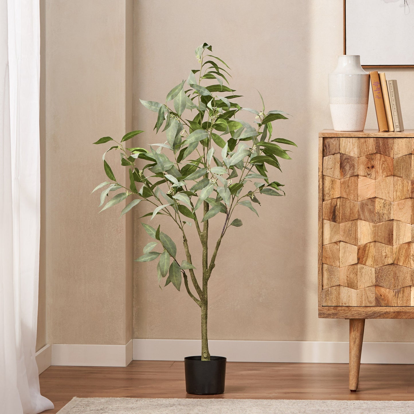 Versatile Artificial Eucalyptus Leaves Bonsai