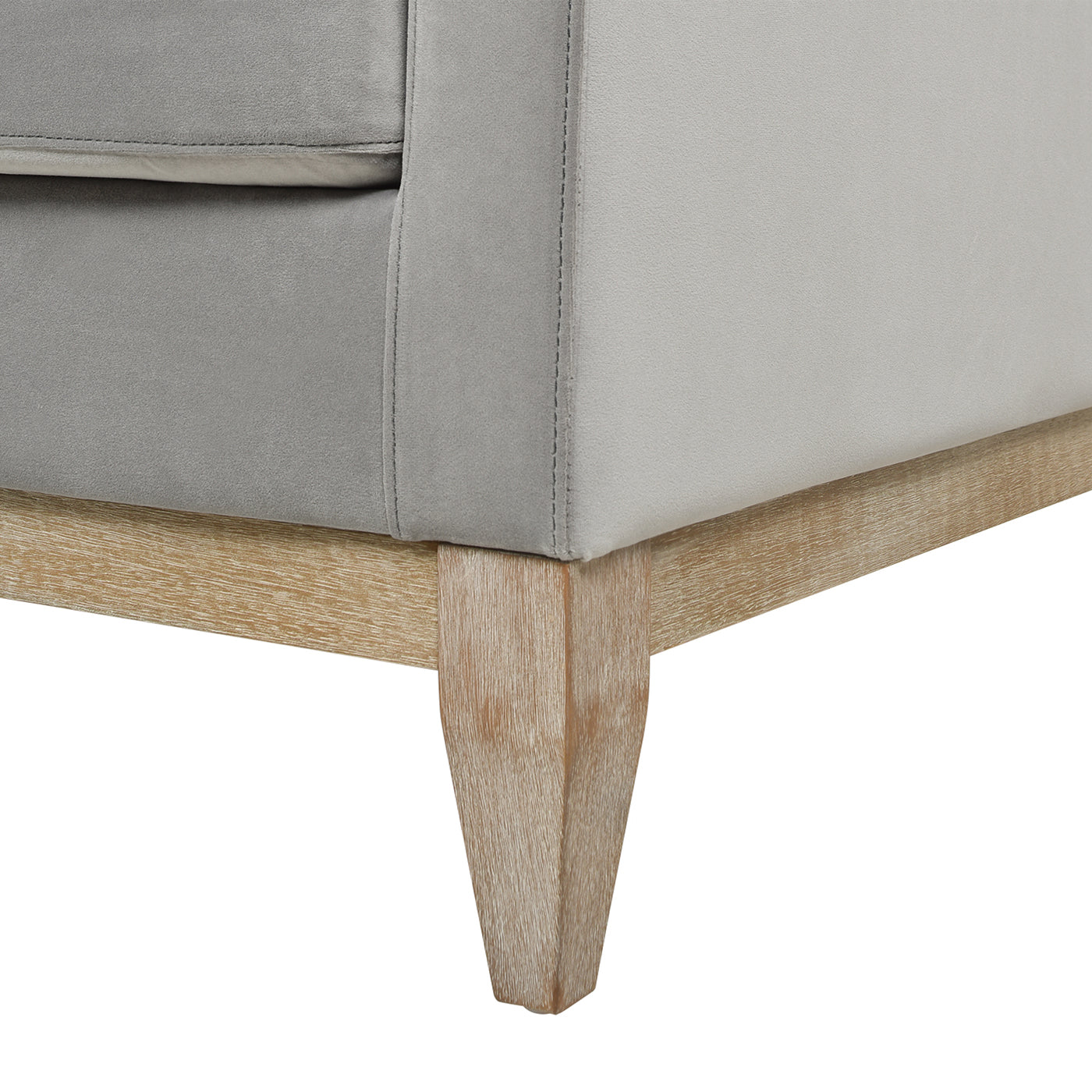 Contour Velvet Upholstered Accent Chair with Removable and Reversible Back
