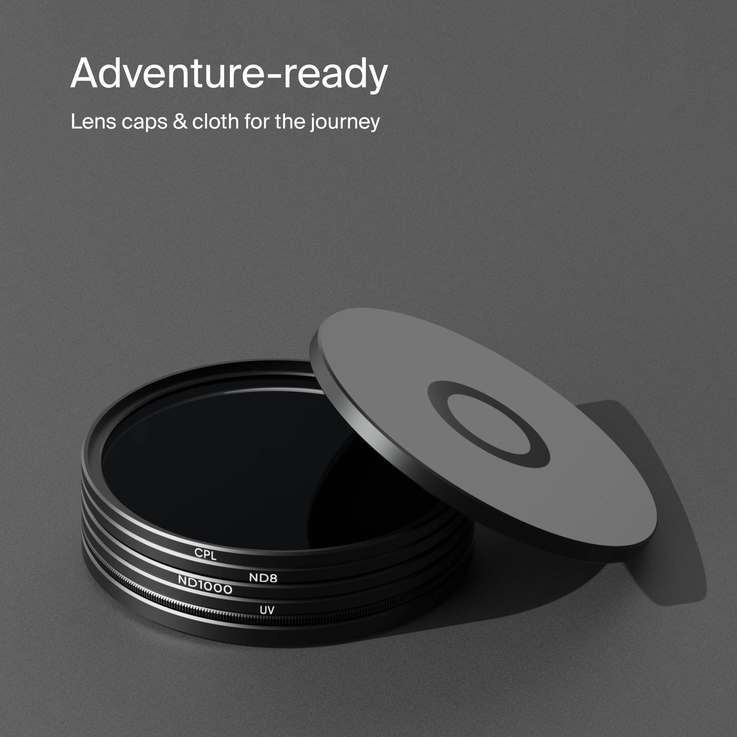 Urth 52mm Magnetic UV, Circular Polarizing (CPL), ND8, ND1000 Lens Filter Kit (Plus+)