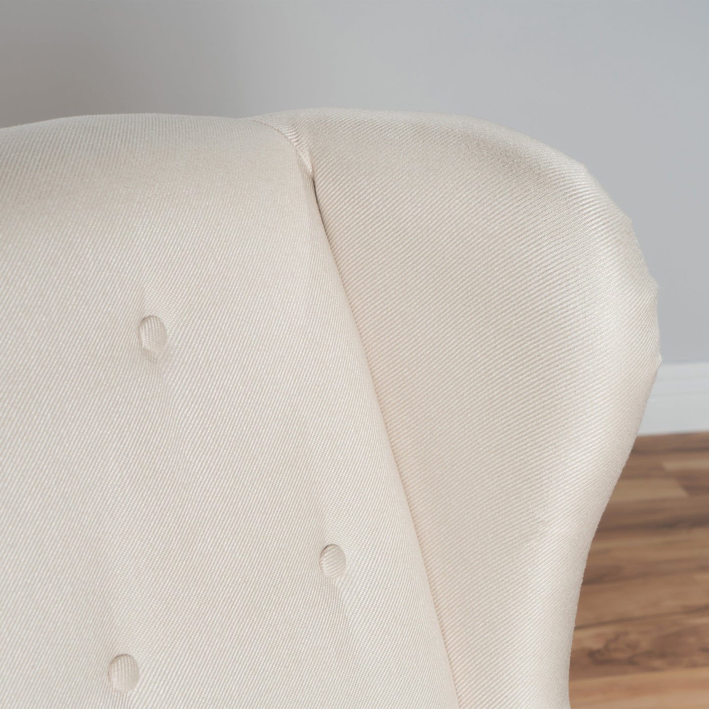 Valsa Upholstered Accent Chair with Nailhead Trim and Wing Back