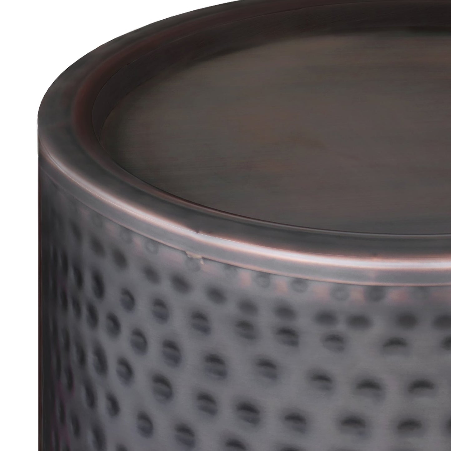 Hyperion Side Table with Round Cylinder Shape