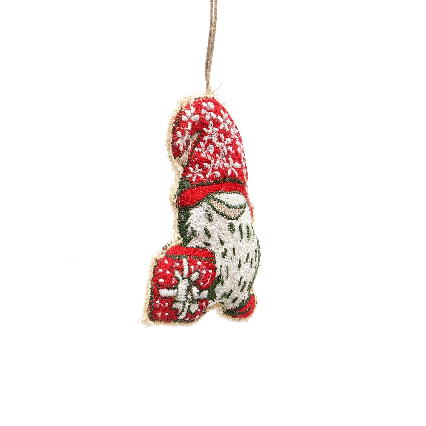 Santa's Gift Hanging Ornament, Set of 6