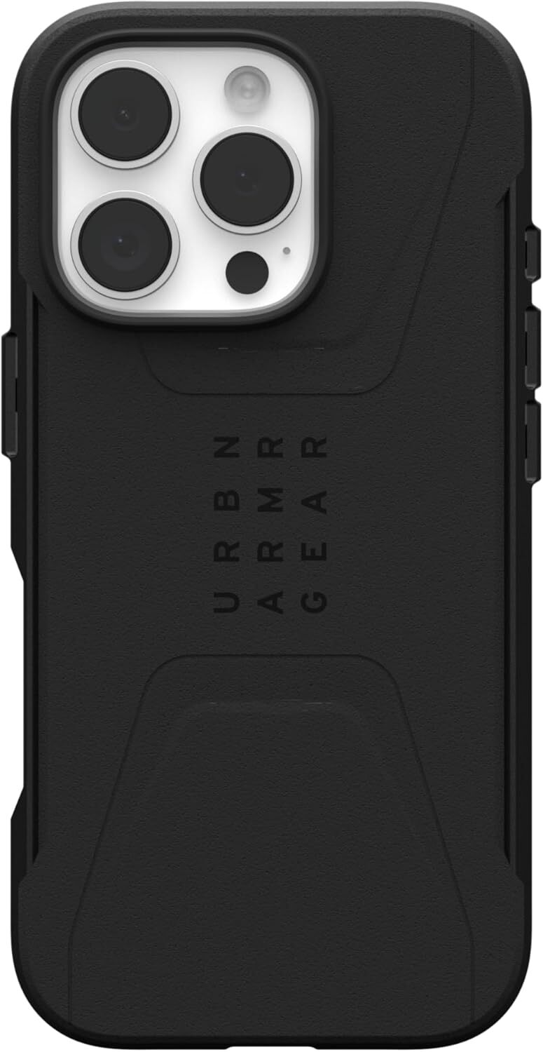 UAG Civilian Magsafe Compatible Phone Case for iPhone 16 Pro (Black)