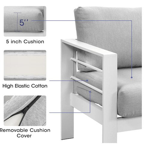 6-Pieces Outdoor Sofa Set