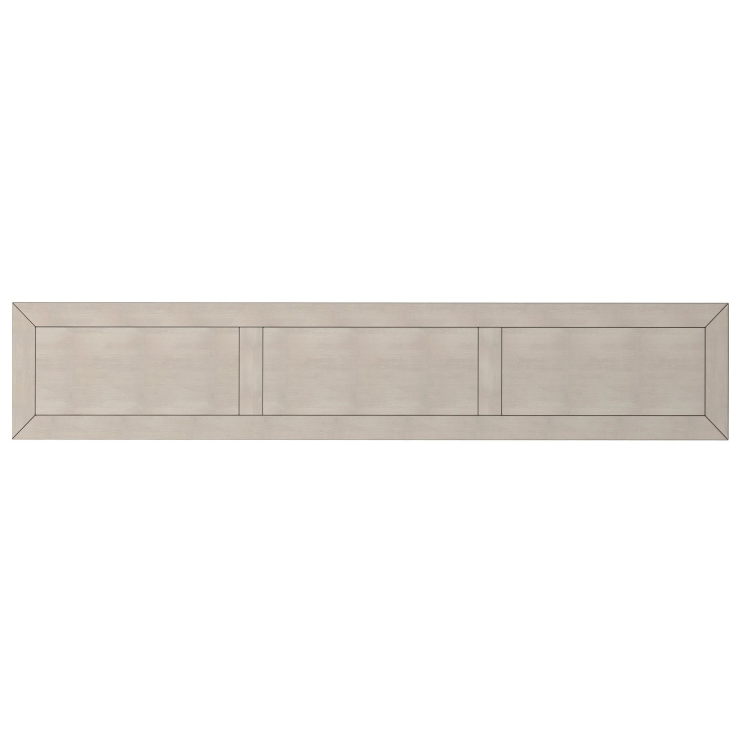 60" Narrow Entryway Gray Wash Console Table with 4 Compact Drawers