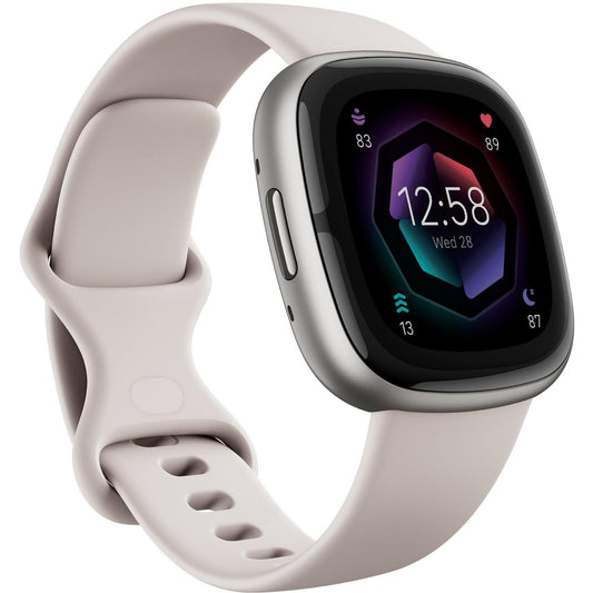 Fitbit Sense 2 (Lunar White/Platinum Aluminium) [2022]
