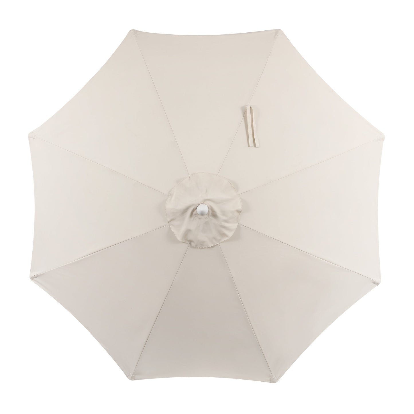Tracy Classic MidCentury Scalloped Fringe Market Patio Umbrella with Auto-Tilt