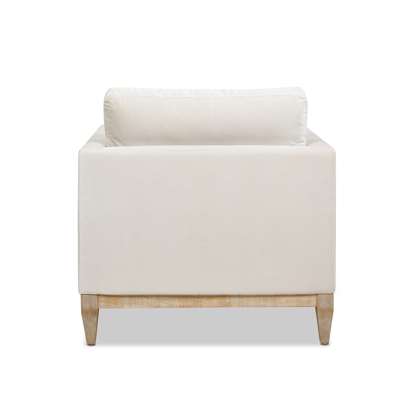 Contour Velvet Upholstered Accent Chair with Removable and Reversible Back