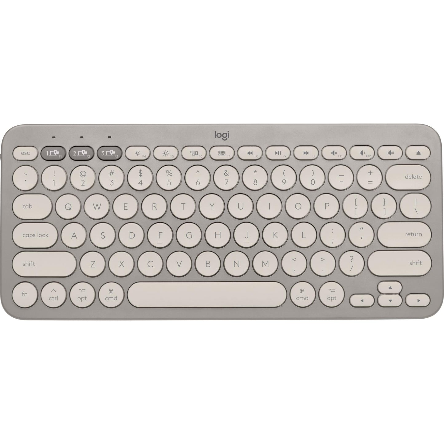Logitech K380 Multi-Device Bluetooth Keyboard (Sand)