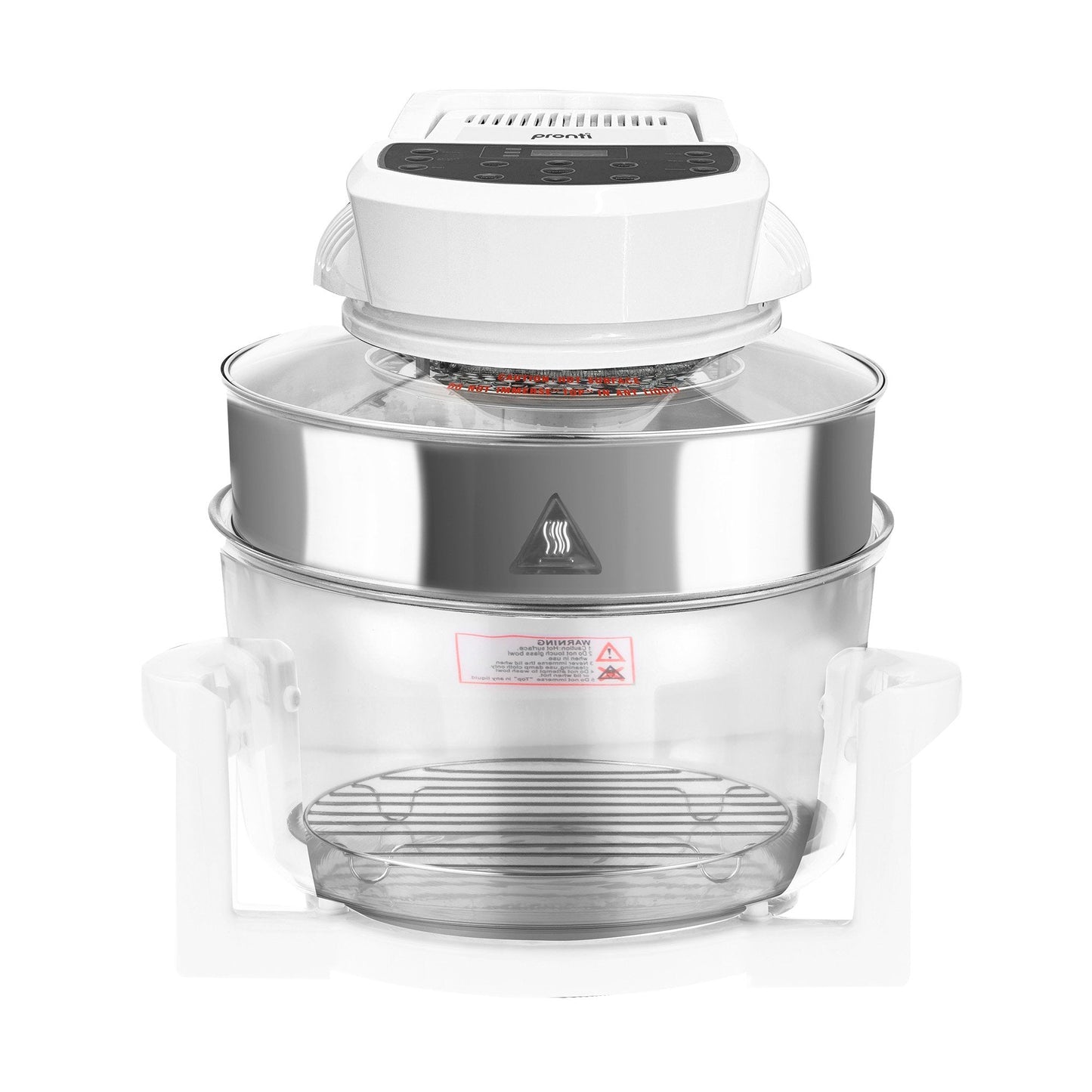 Pronti 17L Digital Convection Oven Broiler Cooker (White)