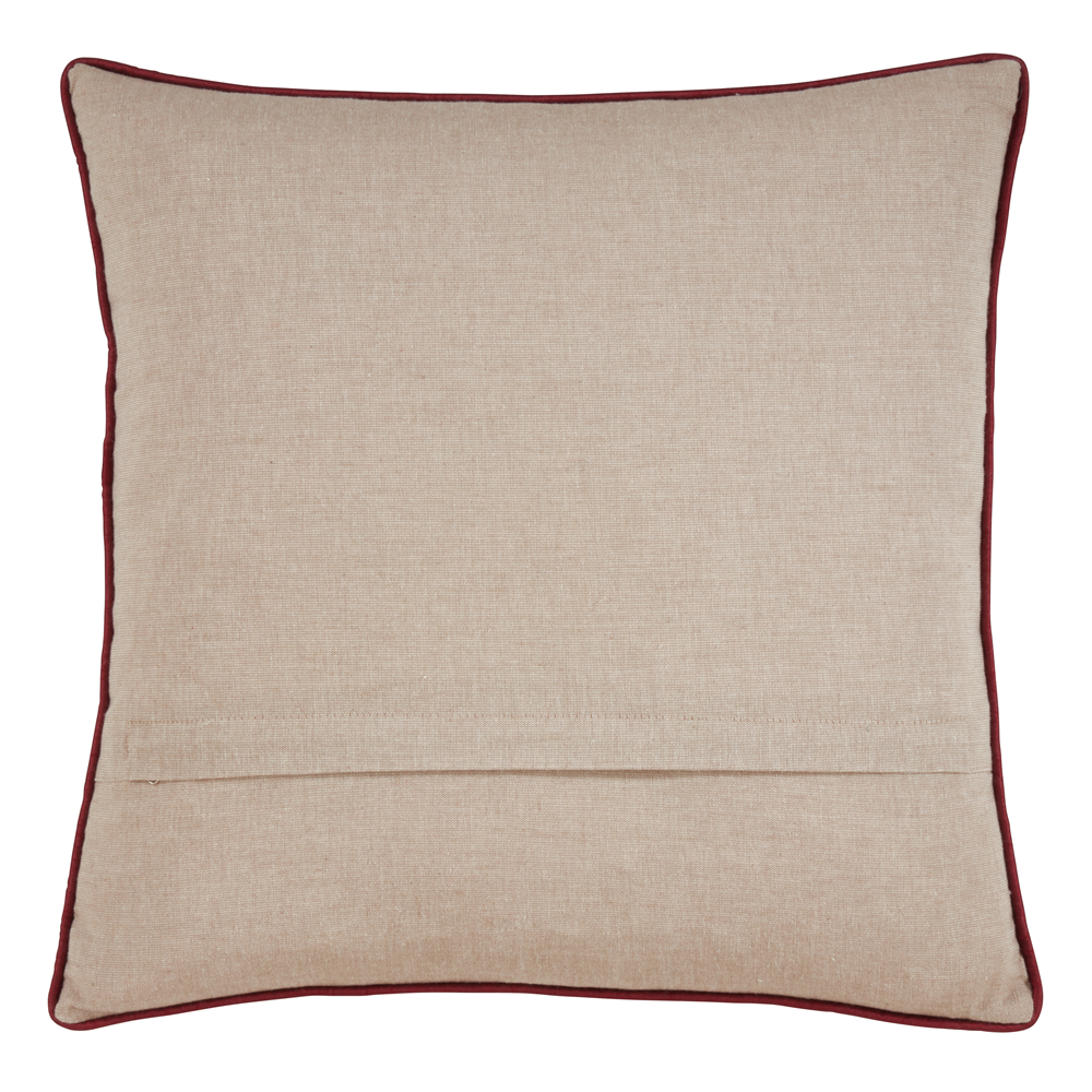 Beaded Merry Christmas Pillow, Down Filled