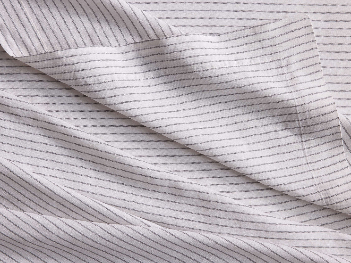 Italian Yarn-Dyed Stripe Flat Sheet