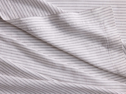 Italian Yarn-Dyed Stripe Flat Sheet