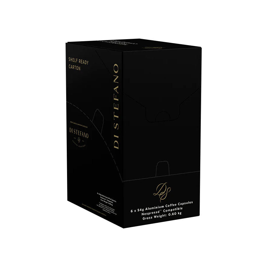 Di Stefano Decaf Coffee Capsules Nespresso Pods 10 Pack 54g (Decaffeinato)