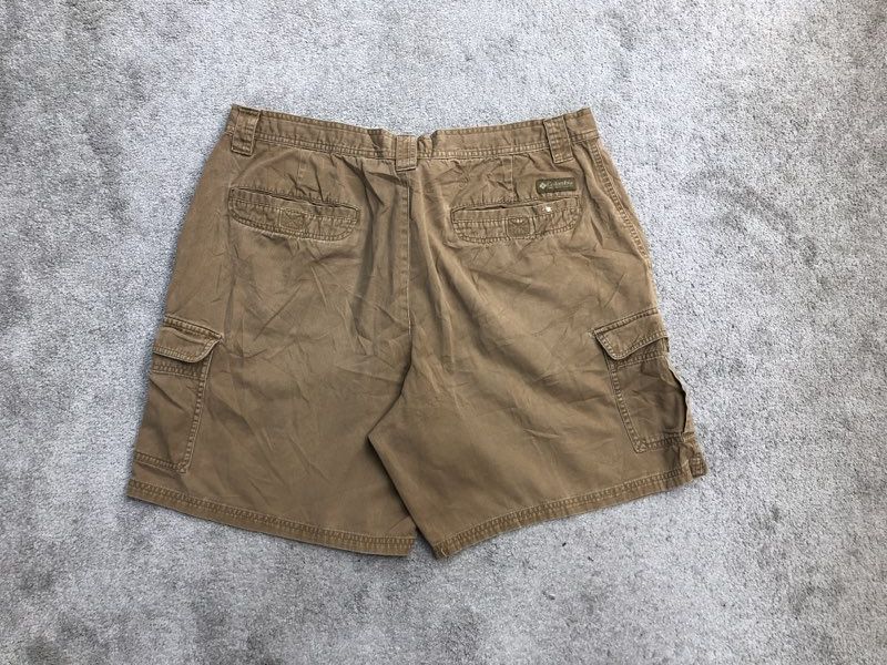 Columbia Shorts Mens 40 Brown Cargo Shorts Pockets Workwear Outdoor Lightweight