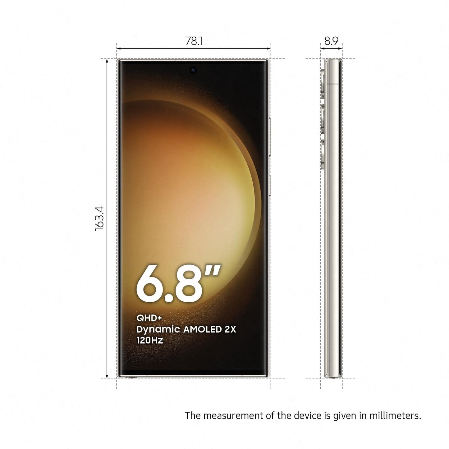 Samsung Galaxy S23 Ultra 5G 256GB (Cream)