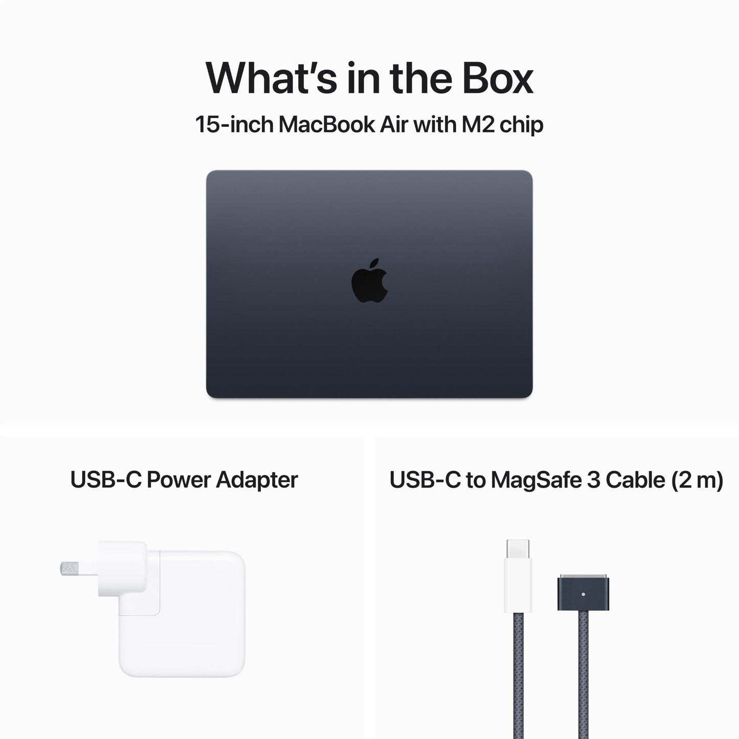 Apple MacBook Air 15-inch with M2 Chip, 512GB SSD (Midnight)[2023]
