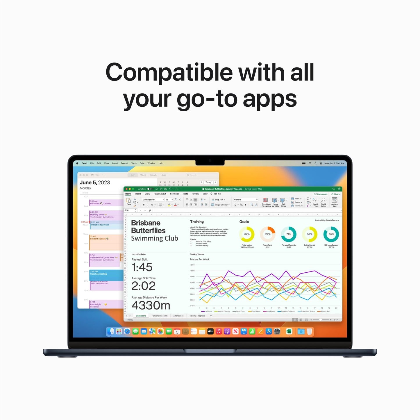 Apple MacBook Air 15-inch with M2 Chip, 512GB SSD (Midnight)[2023]