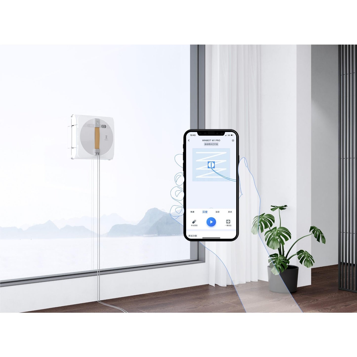 ECOVACS Winbot W1 Pro Robotic Window Cleaner