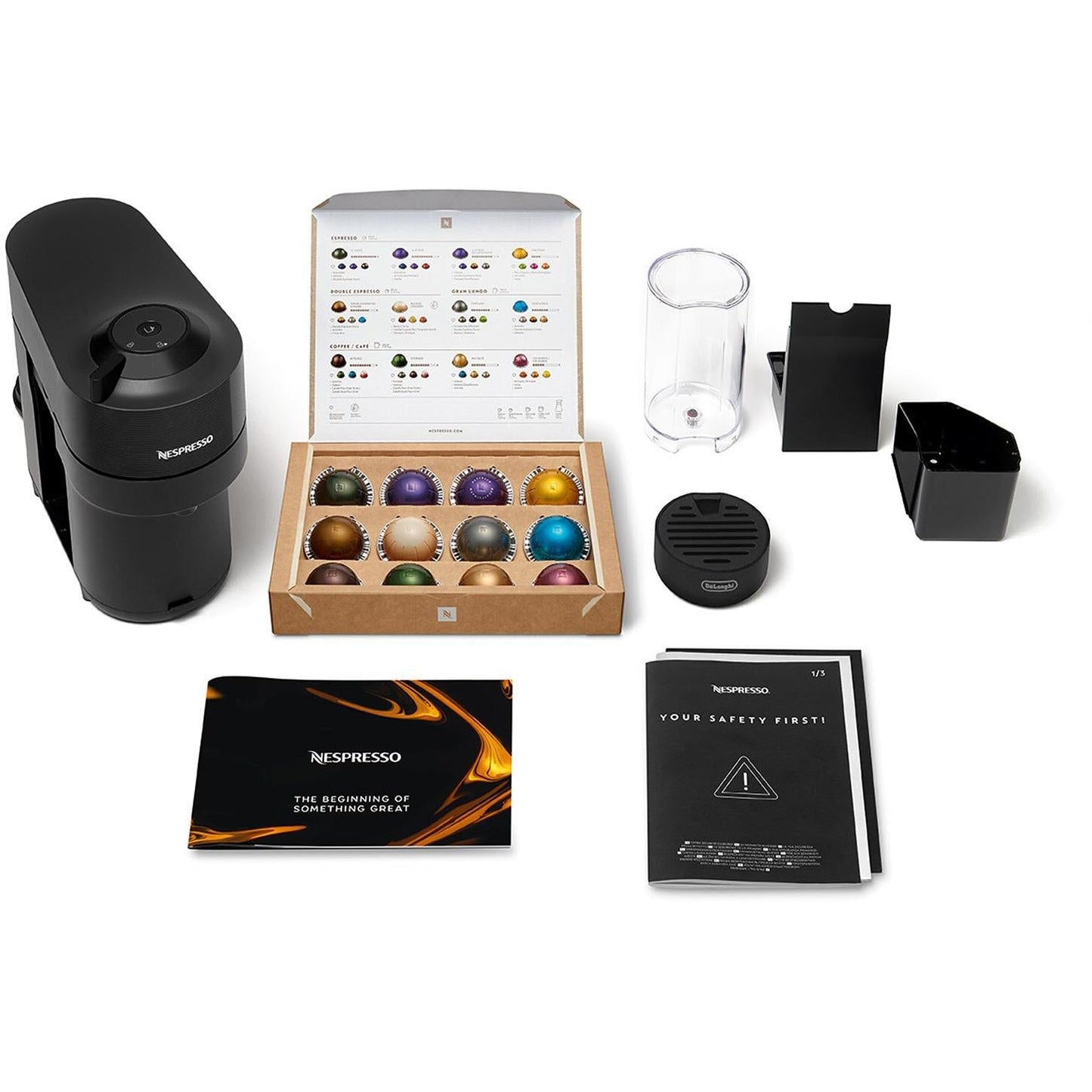DeLonghi Vertuo Pop Nespresso Machine (Black)