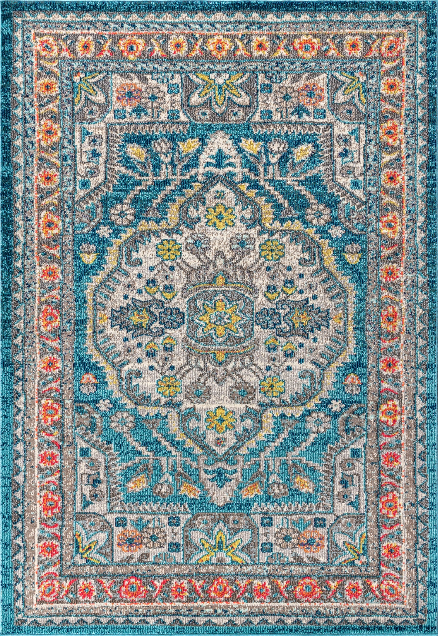 Bohemian FLAIR Boho Vintage Medallion Area Rug
