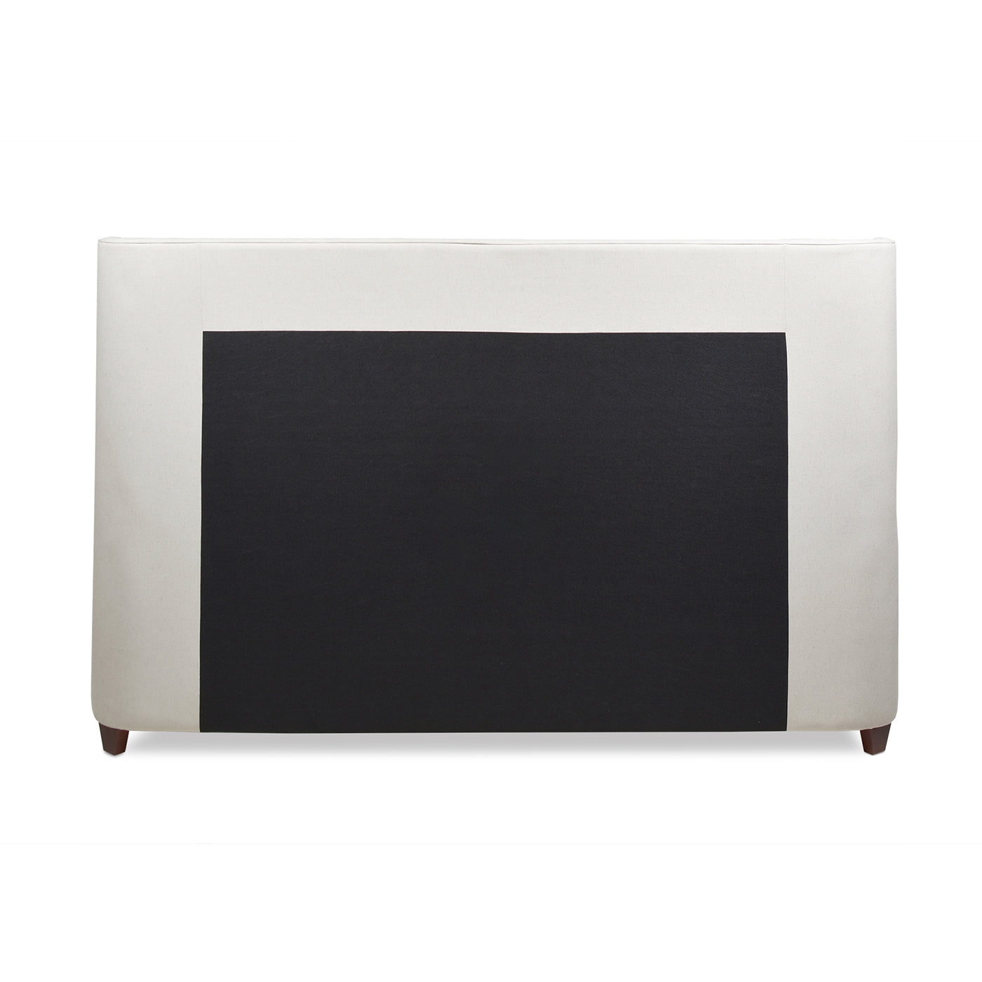 King-Size Upholstered Platform Bed with Tufted Headboard and Wing Back