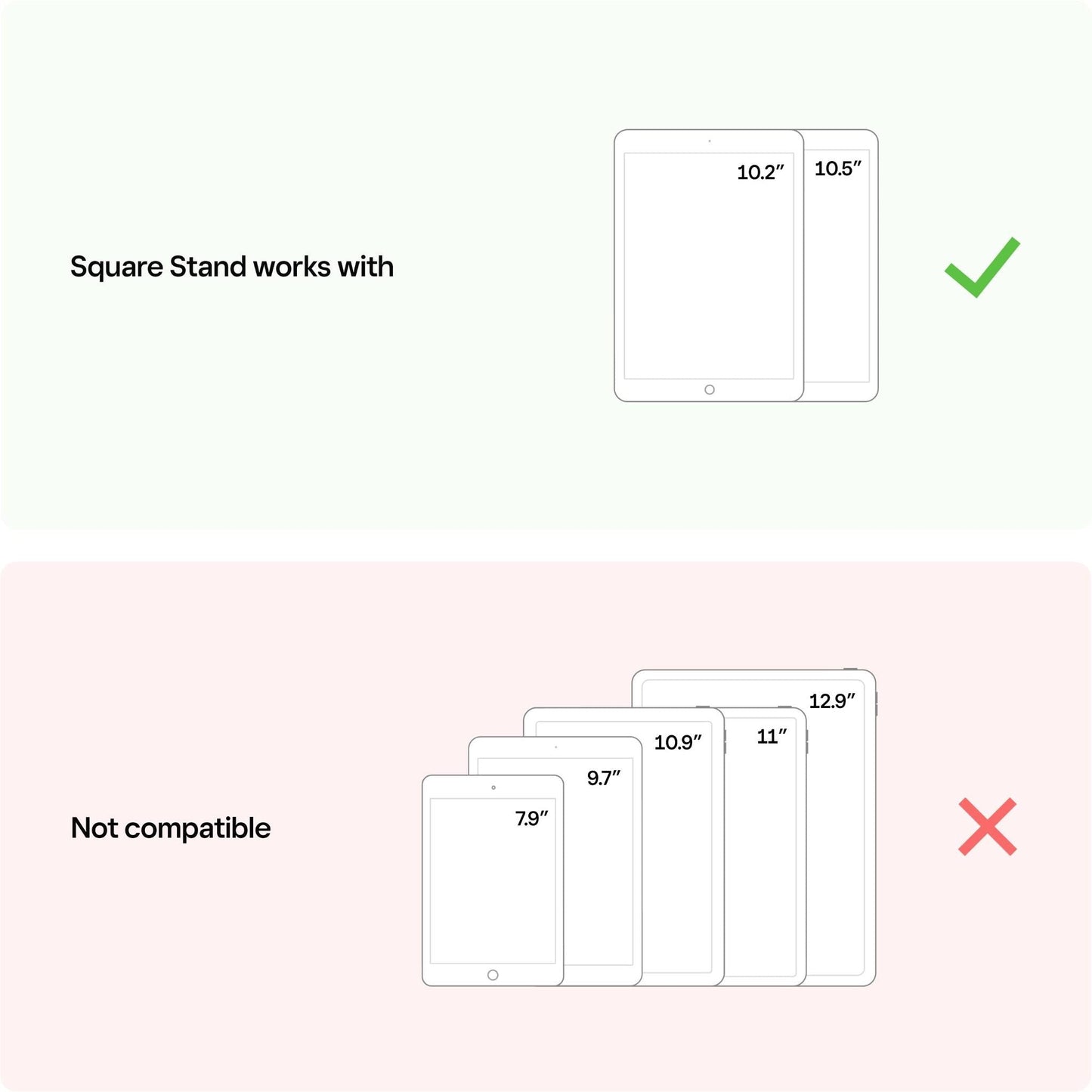 Square Stand (2nd Gen) [Lightning Connector]