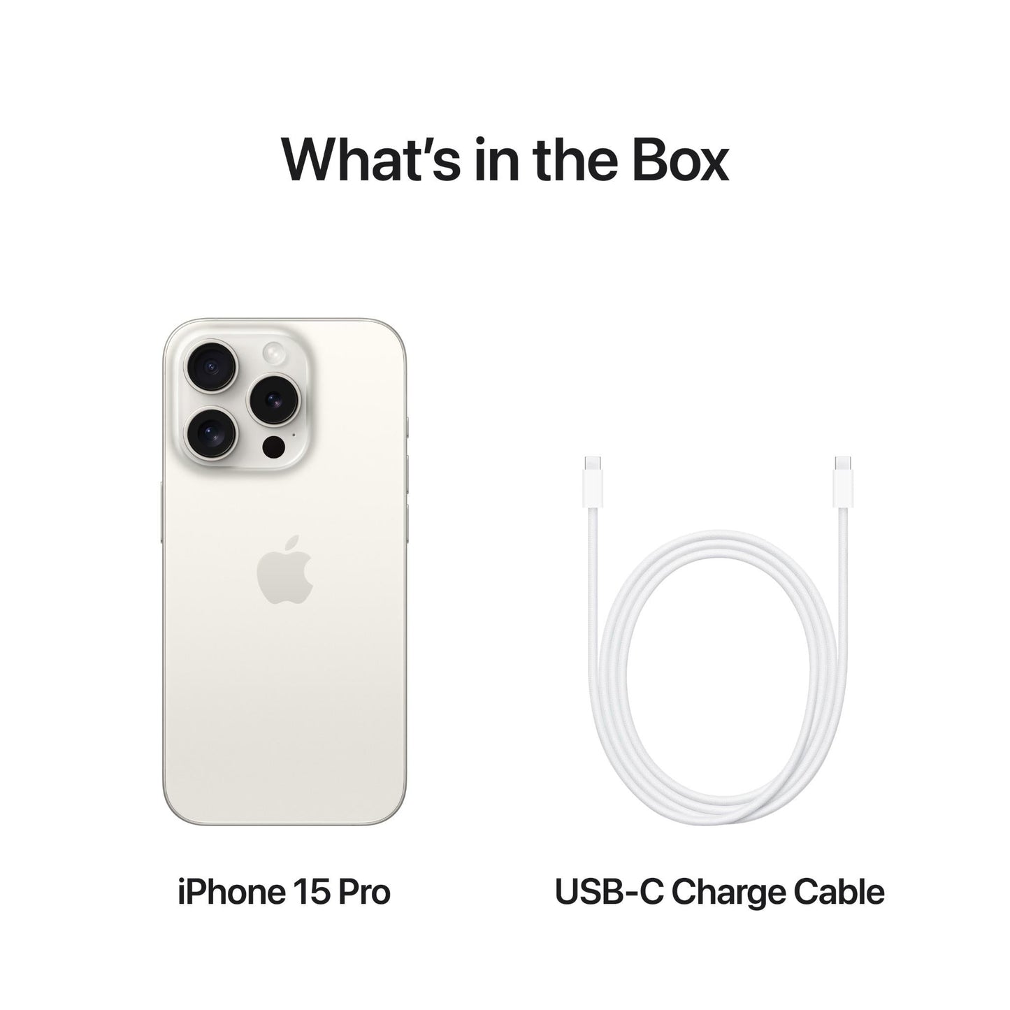 Apple iPhone 15 Pro 256GB (White Titanium)