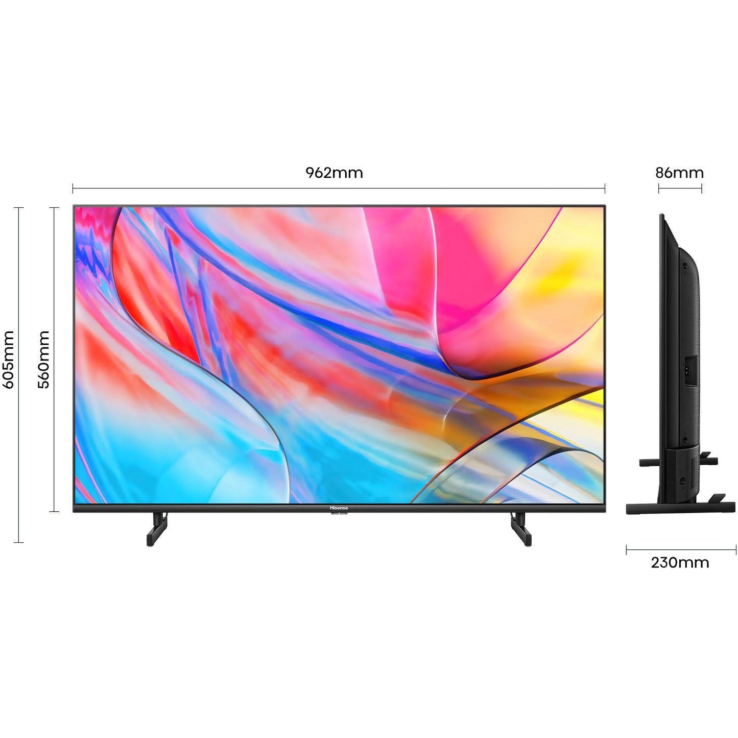 Hisense 43" A7KAU 4K UHD LED Smart TV [2023]