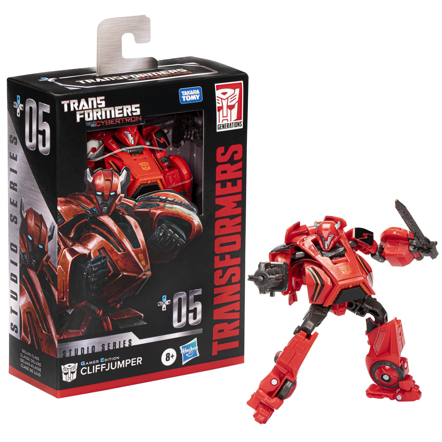 Transformers - Studio Series 05: Deluxe Transformers: War For Cybertron Gamer Edition - Cliffjumper Figure