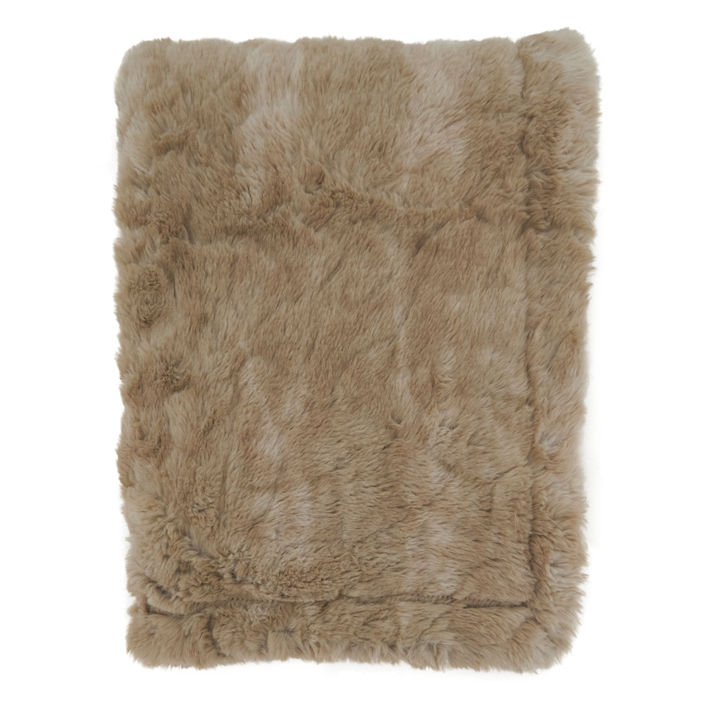 Faux Mink Fur Throw