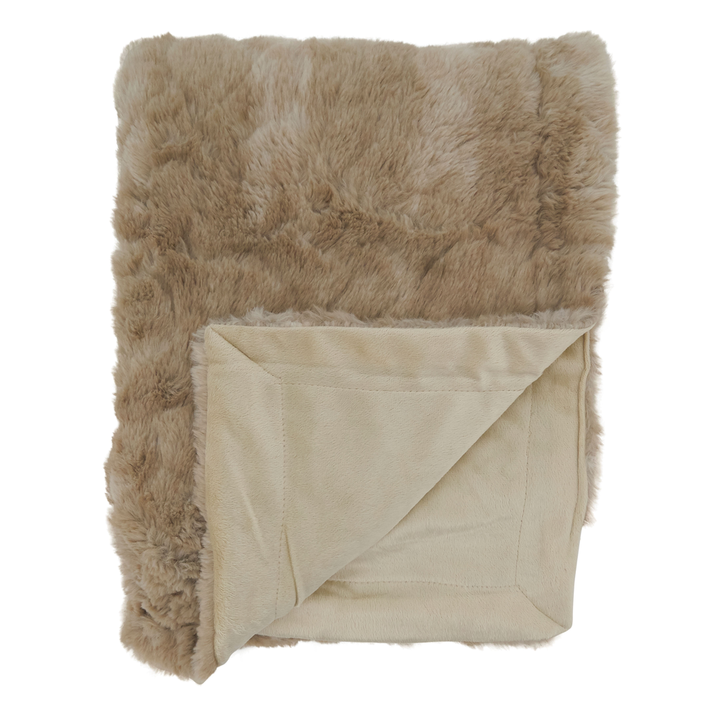 Faux Mink Fur Throw