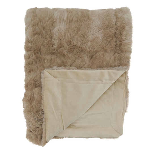 Faux Mink Fur Throw