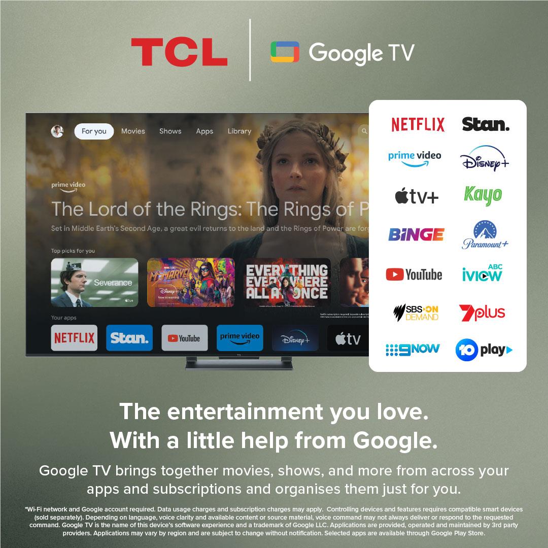 TCL 85" C845 4K UHD Mini LED QLED Google TV [2023]