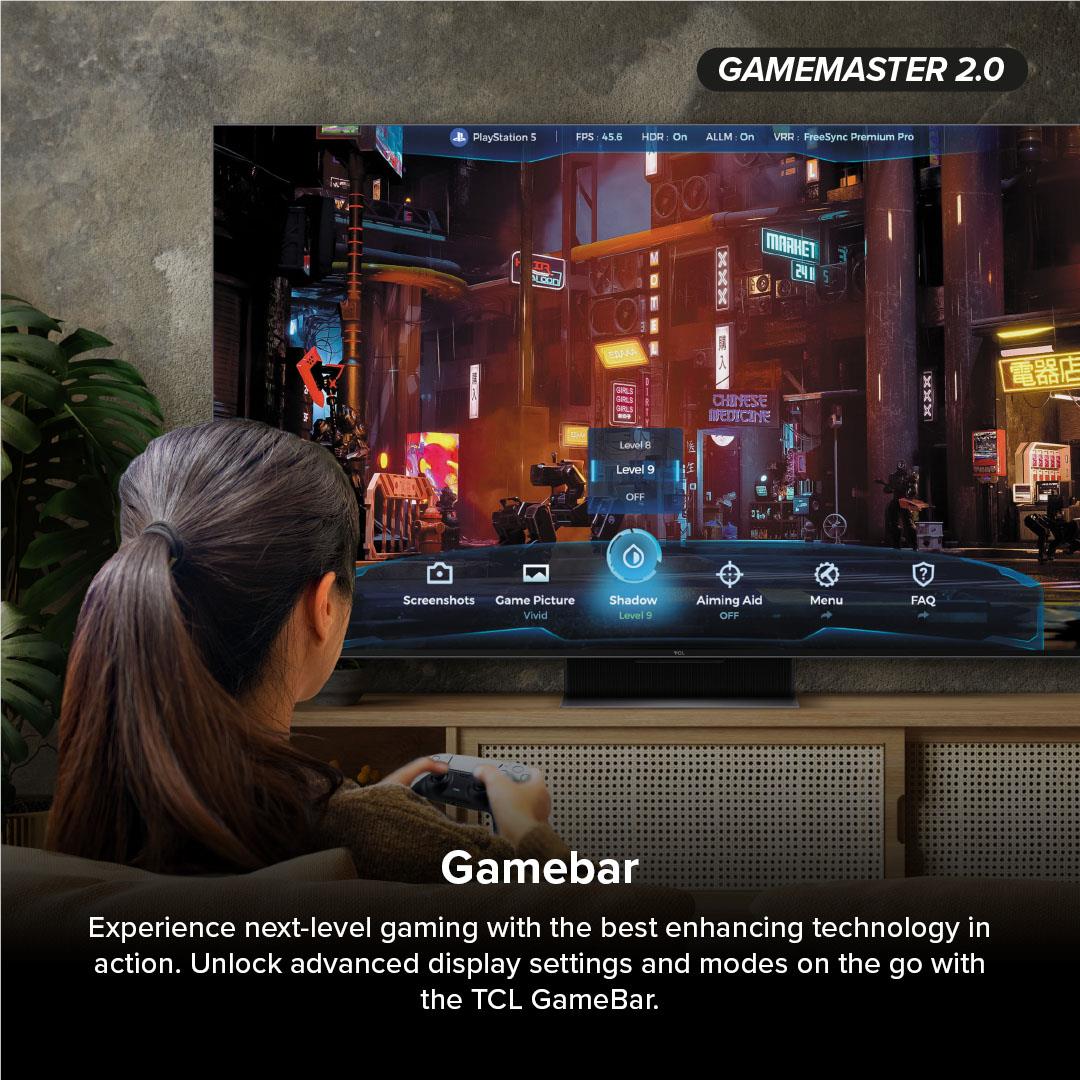 TCL 85" C845 4K UHD Mini LED QLED Google TV [2023]