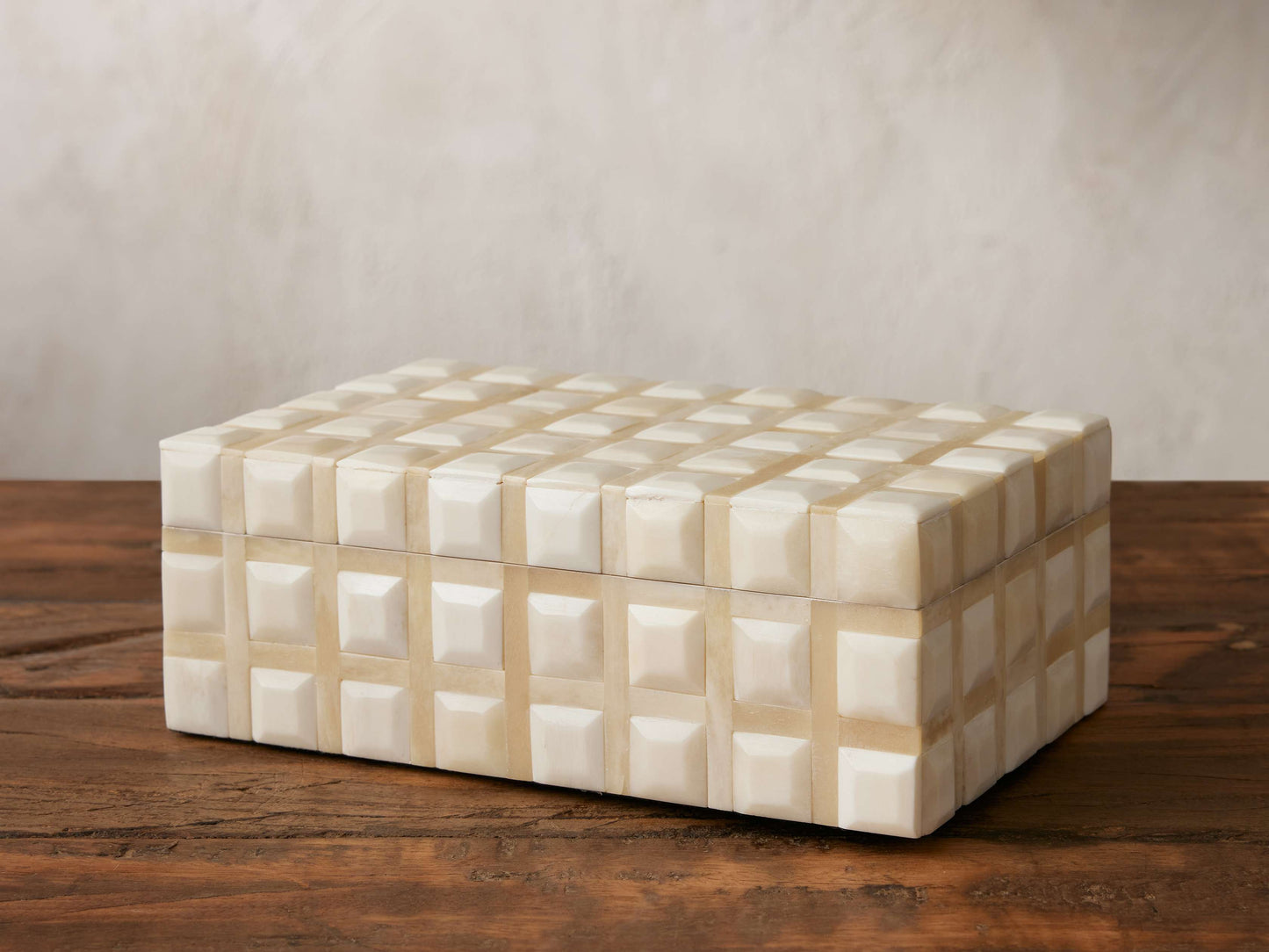 Jimena Striped Rectangular Box