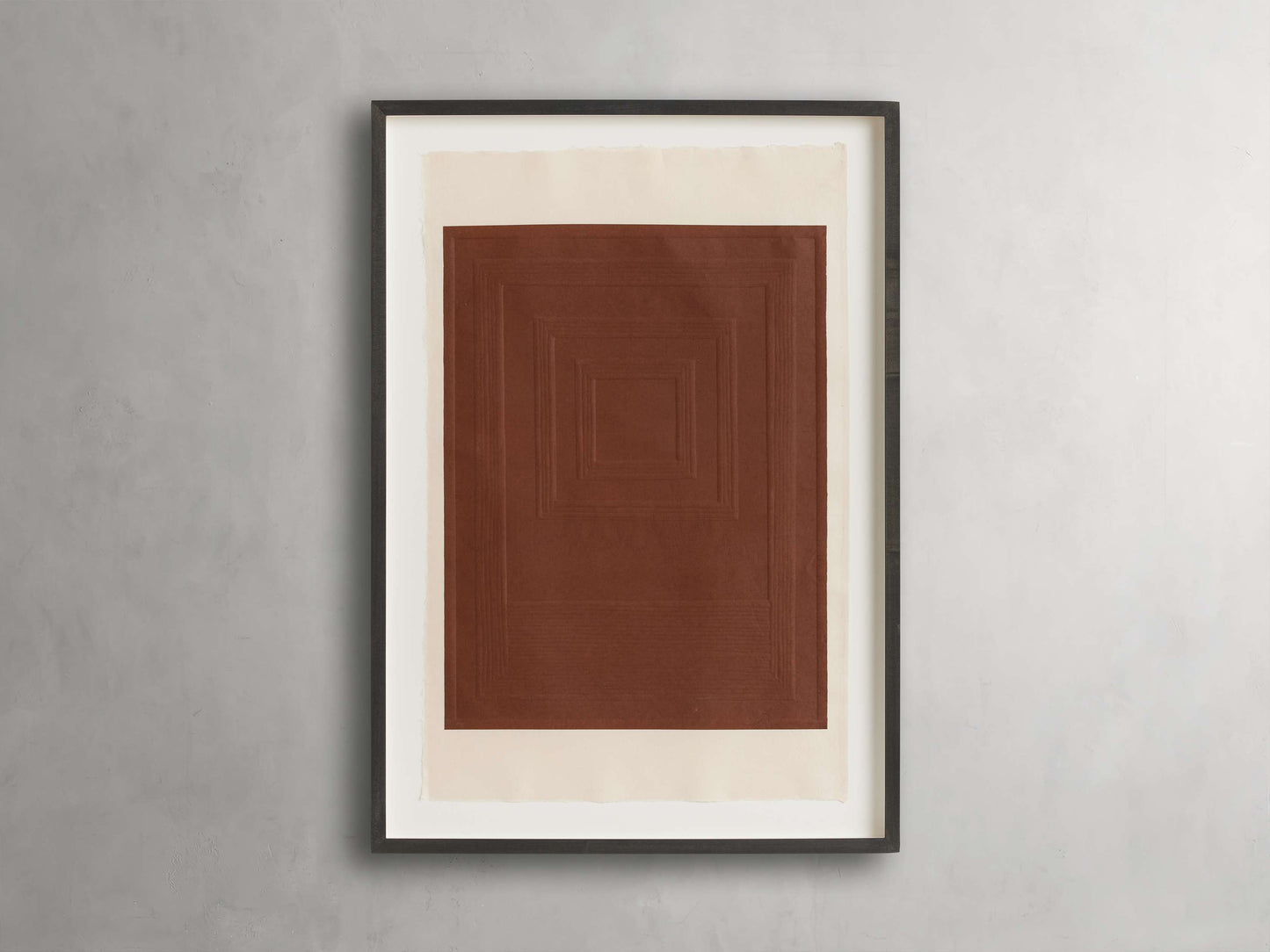 Embossed Abstract Framed Print