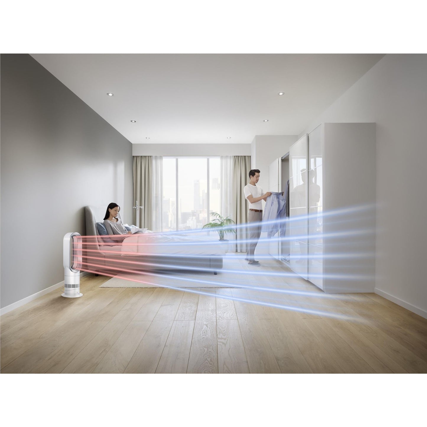Dyson Hot+Cool Fan Heater (White/Silver)