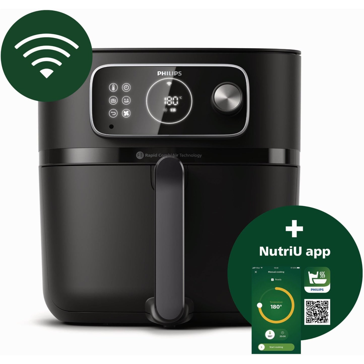 Philips HD9875/90 7000 Series Connected 8.3L Air Fryer Combi XXXL
