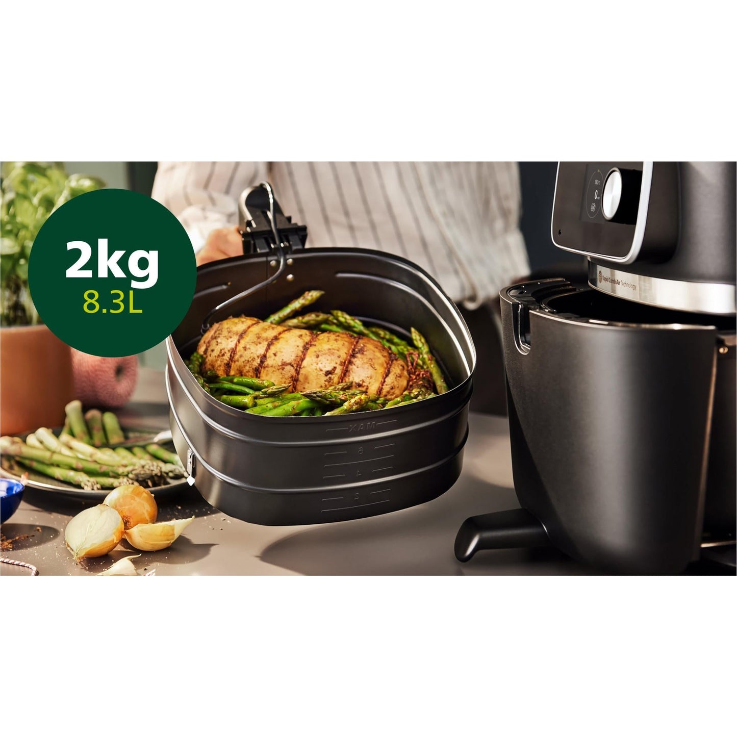 Philips HD9875/90 7000 Series Connected 8.3L Air Fryer Combi XXXL