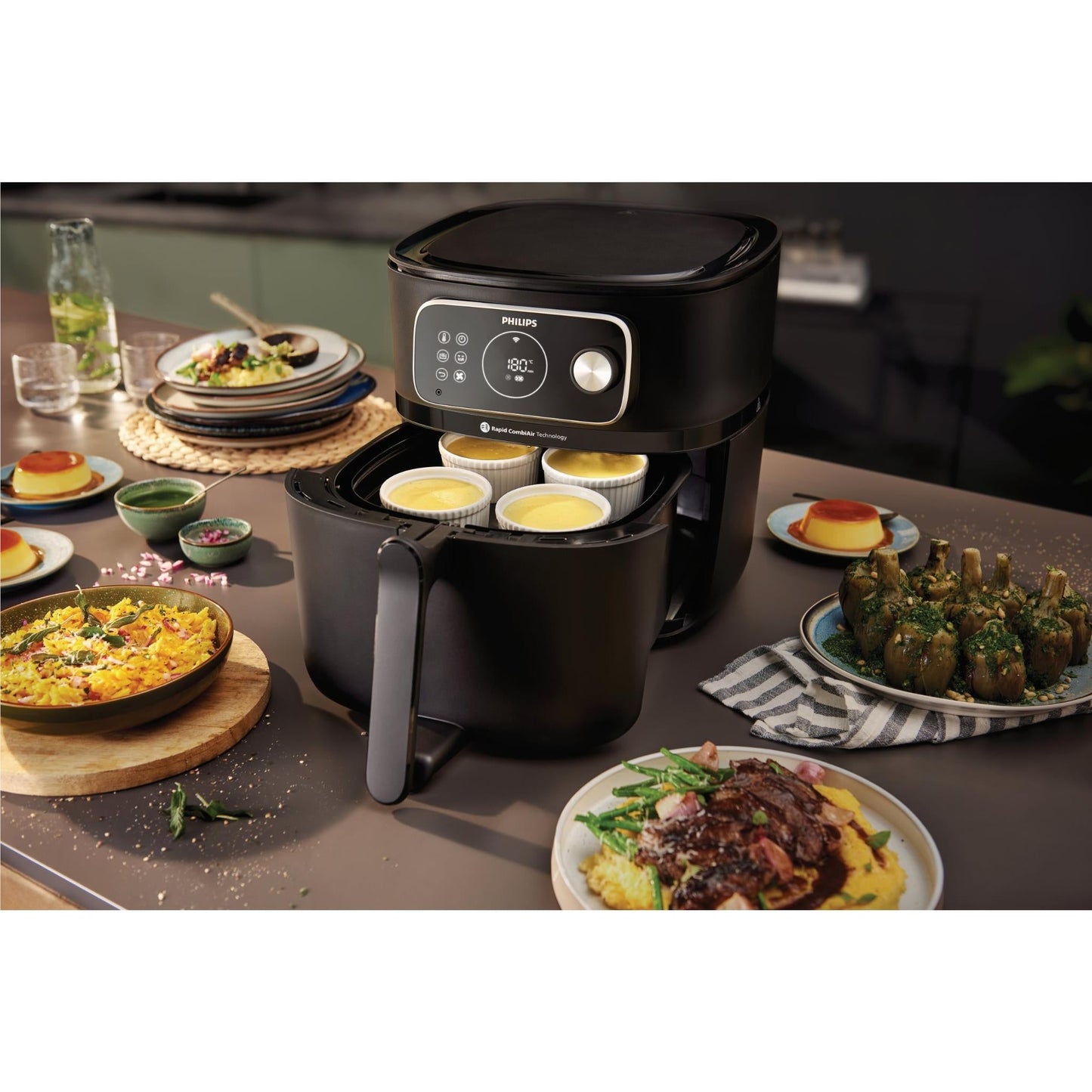 Philips HD9875/90 7000 Series Connected 8.3L Air Fryer Combi XXXL