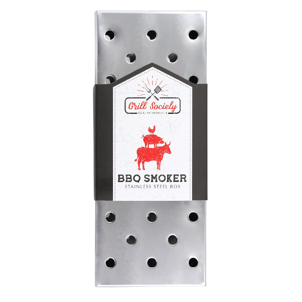 Grill Society BBQ Smoker Box (Stainless Steel)