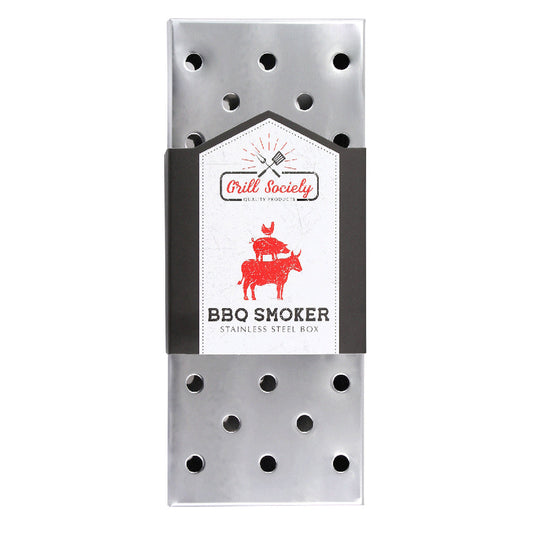 Grill Society BBQ Smoker Box (Stainless Steel)