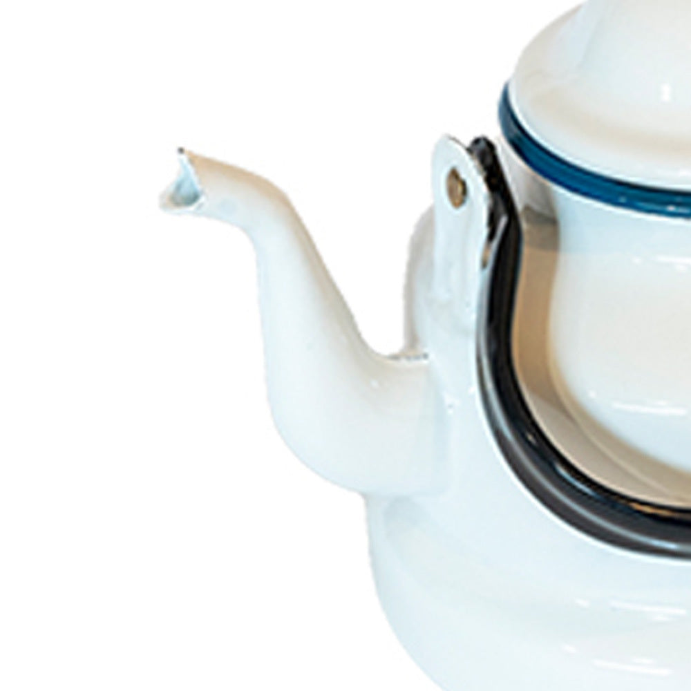 Urban Style Enamelware 2L Multipurpose Kettle (White)