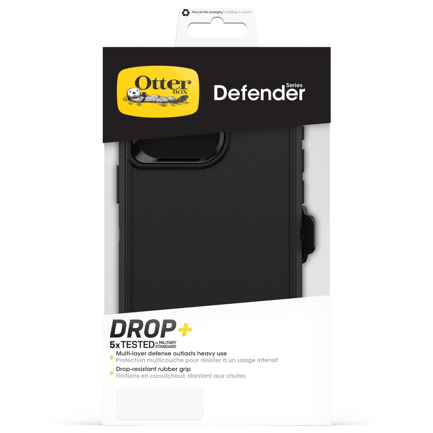 Otterbox Defender Case for iPhone 15 Pro Max (Black)