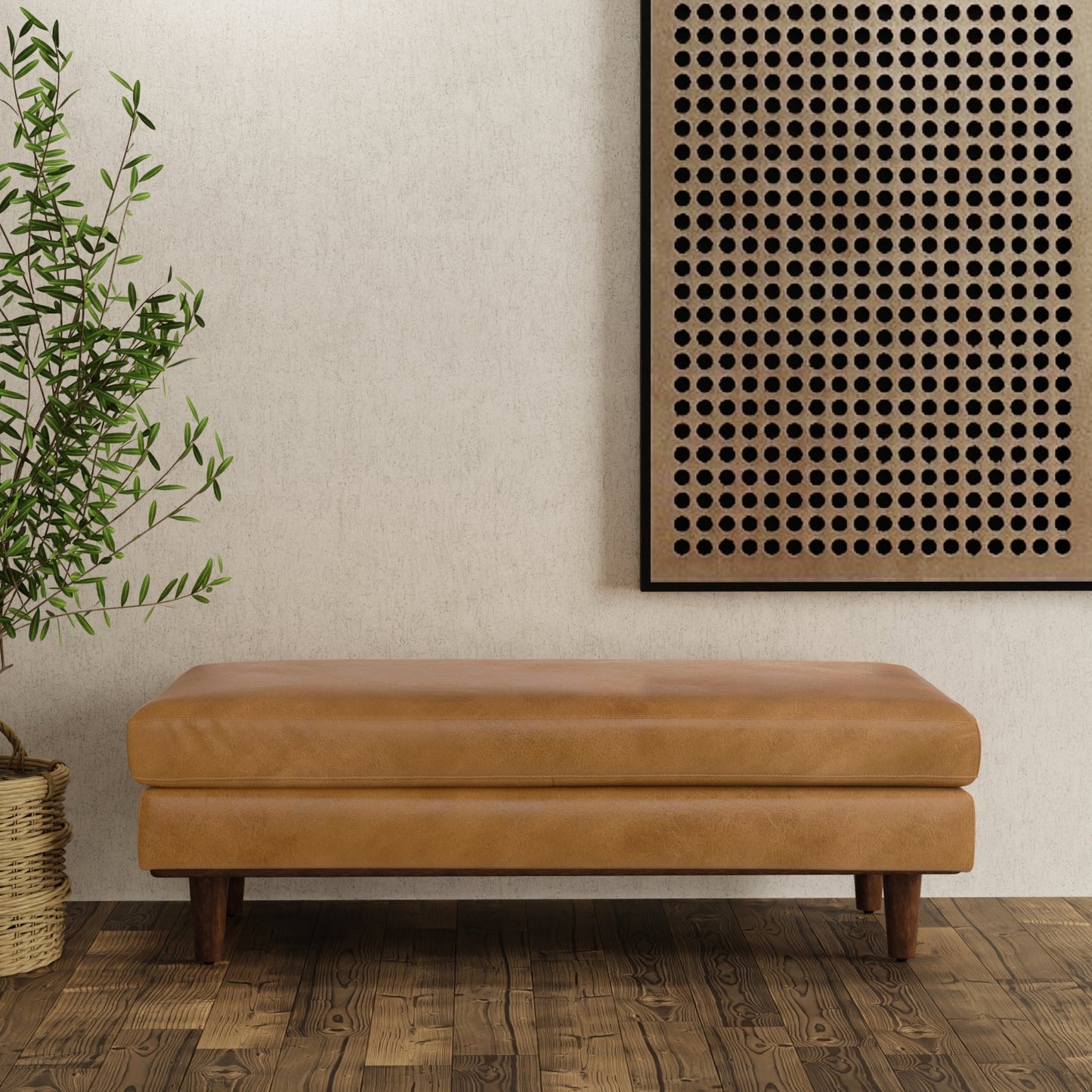 Celestique Upholstered Large Rectangular Ottoman