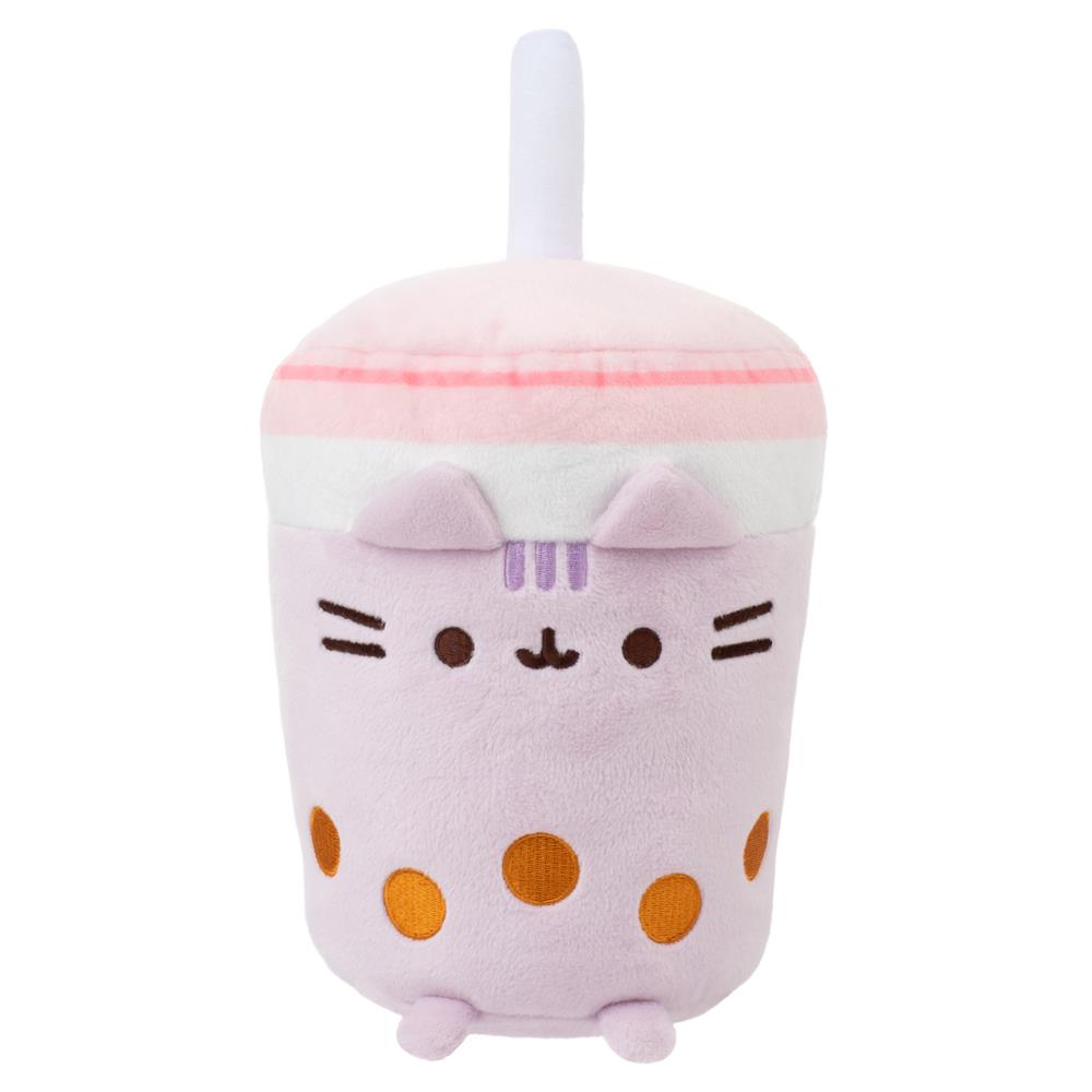 Pusheen Sips: Large Boba Tea Purple 24cm Plush