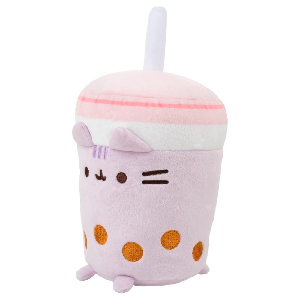 Pusheen Sips: Large Boba Tea Purple 24cm Plush