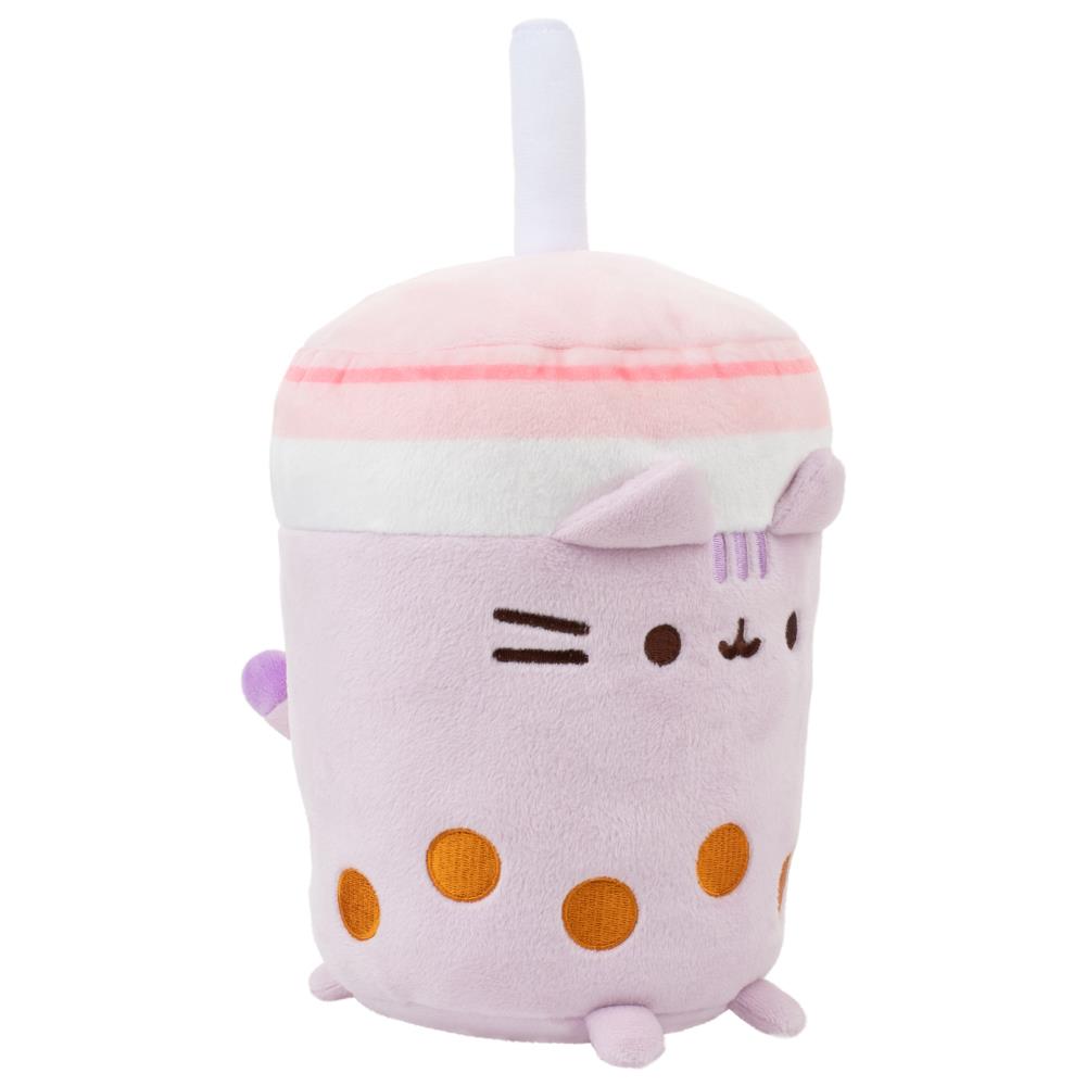 Pusheen Sips: Large Boba Tea Purple 24cm Plush